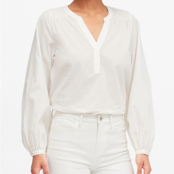 Banana Republic Tops - NWT Banana Republic Petite Cotton Balloon-Sleeve Top